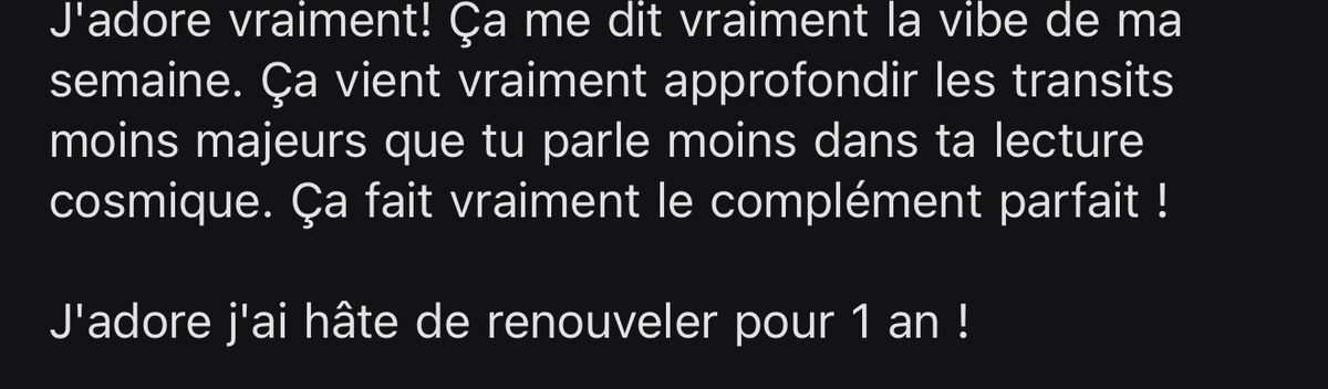 Témoignage